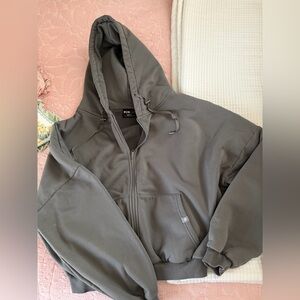 POPFLEX Women's Charcoal Hoodie Jacket